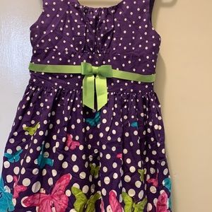 Polka Dots & Butterfly Dress